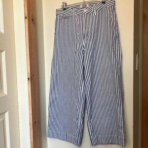 Madewell Emmett wide-leg cropped pant